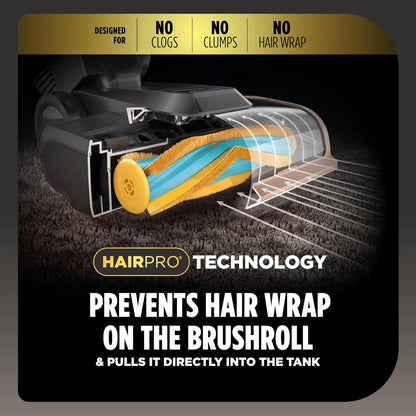Shark Carpetxpert Hairpro | Upright Carpet, Area Rug & Upholstery Cleaner | Stainstriker Handheld Tough Stain Remover & Onboard Self Clean | Pet Hair Pickup & Odor Removal | 5 Tools | Navy | EX304