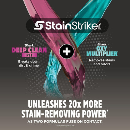 Shark Carpetxpert Hairpro | Upright Carpet, Area Rug & Upholstery Cleaner | Stainstriker Handheld Tough Stain Remover & Onboard Self Clean | Pet Hair Pickup & Odor Removal | 5 Tools | Navy | EX304