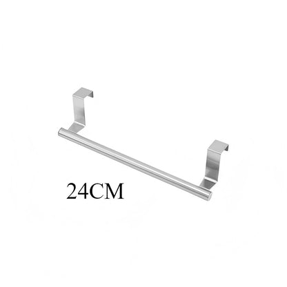 Transform Your Bathroom with Our Stylish Over Cabinet Stainless Steel Towel Rack – No Tools Needed!