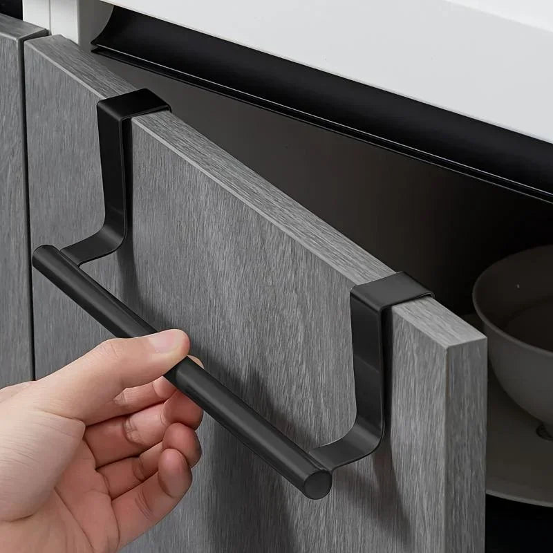 Transform Your Bathroom with Our Stylish Over Cabinet Stainless Steel Towel Rack – No Tools Needed!