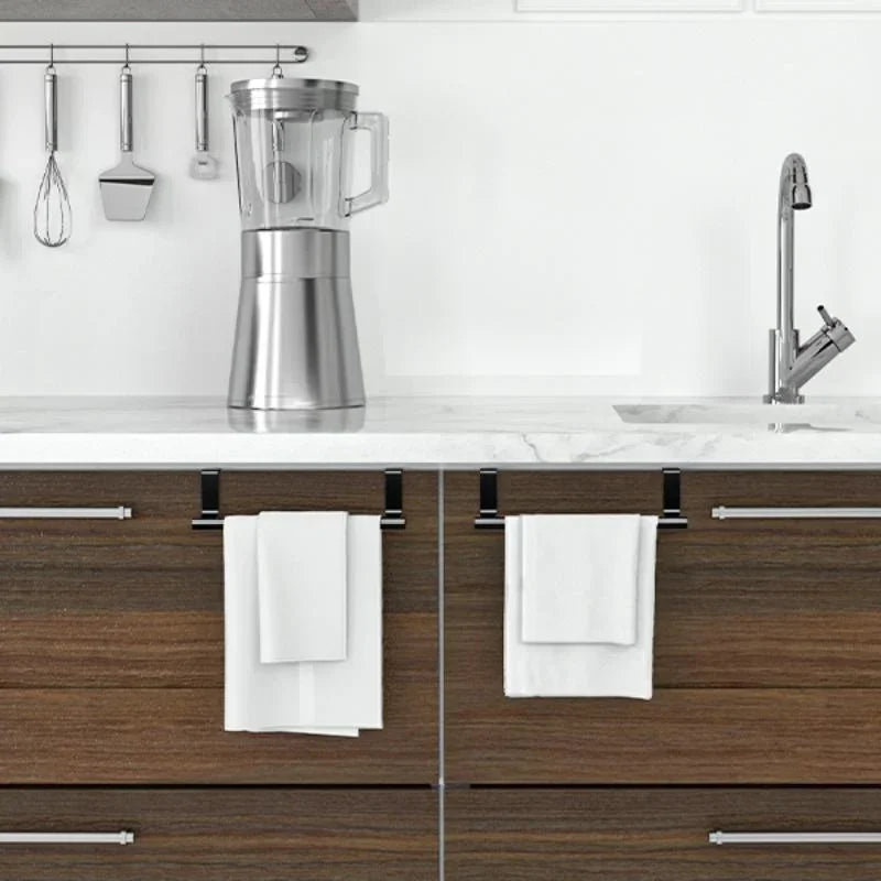 Transform Your Bathroom with Our Stylish Over Cabinet Stainless Steel Towel Rack – No Tools Needed!