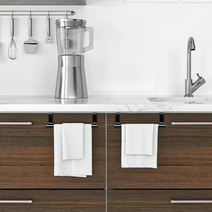 Transform Your Bathroom with Our Stylish Over Cabinet Stainless Steel Towel Rack – No Tools Needed!